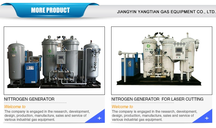 100nm3/Hr Psa Nitrogen Generator for Chemical Industry Purity 99.9% 99.99%