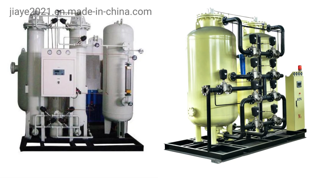 New Jiaye Wooden Box 1200*850*1600-3200*1800*3500 Nitrogen Equipment Psa Oxygen Plant