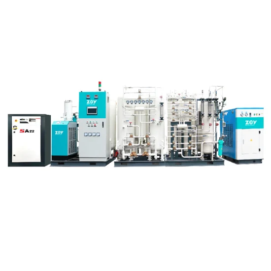 Débit 10m3 PSA générateur d'oxygène avec système de remplissage de l'usine d'oxygène médical