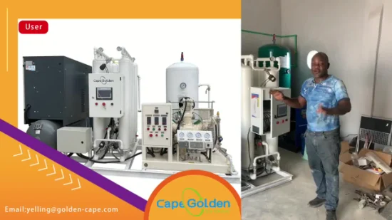 Usine de générateur d'oxygène Psa industriel mobile en Chine médical
