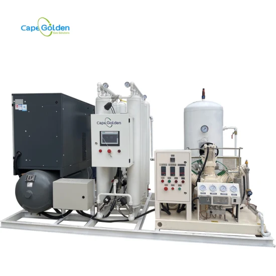 Remplissage médical industriel de cylindre d'oxygène de prix professionnel faisant la machine de 95%-99.999%